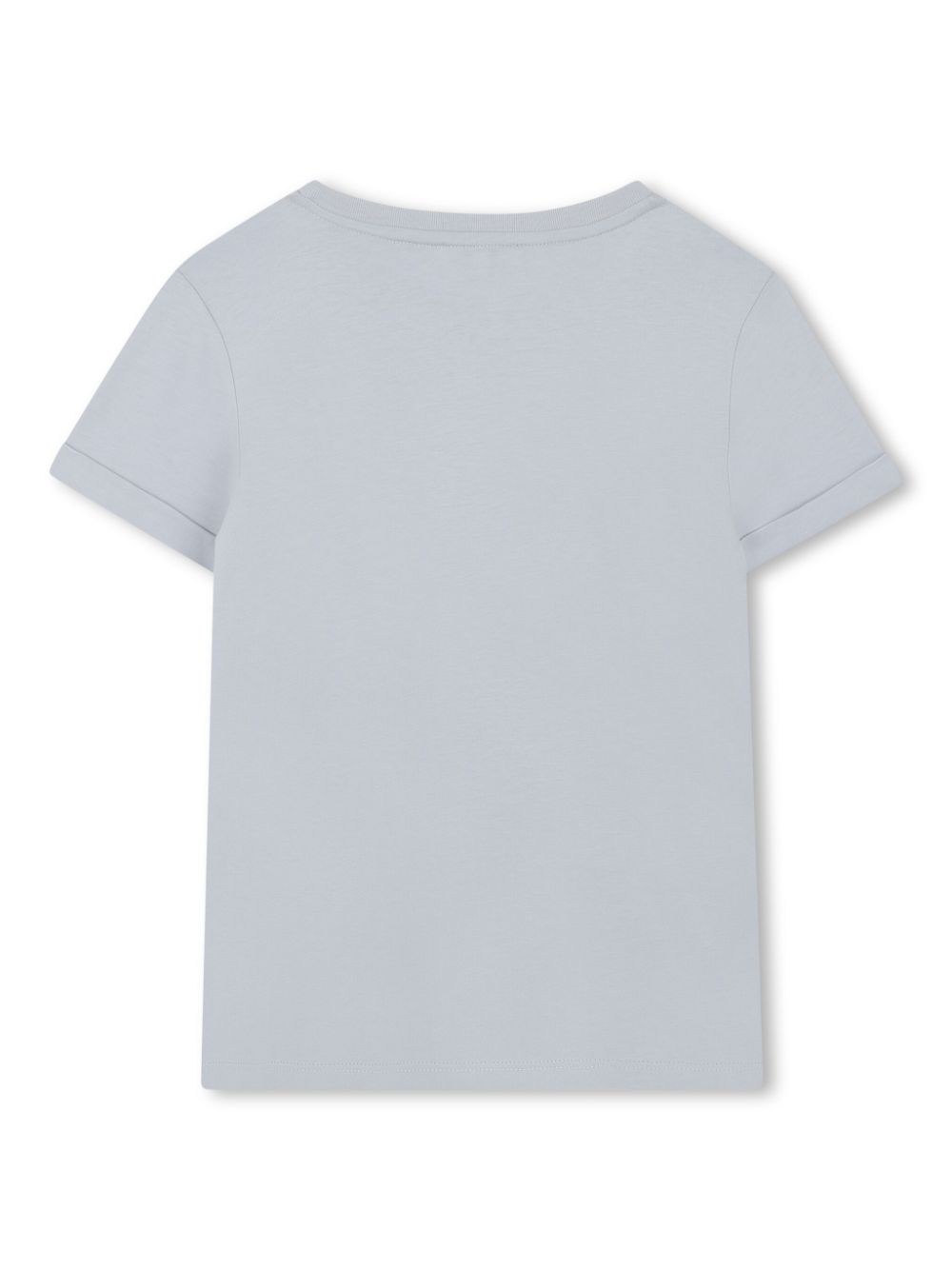 Chloé Kids logo-print T-shirt - Blauw