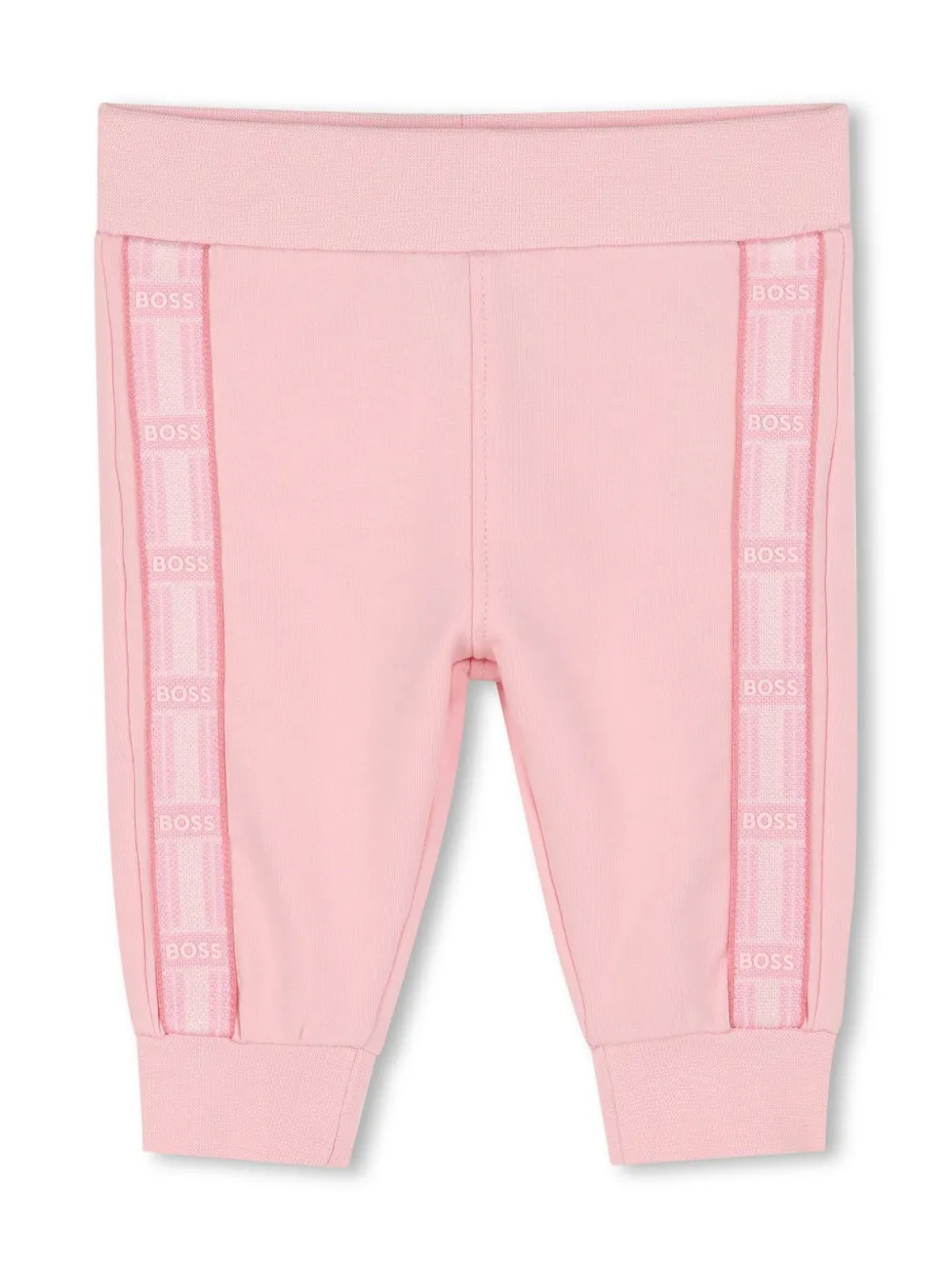 BOSS Kidswear Trainingspak met logoprint Roze