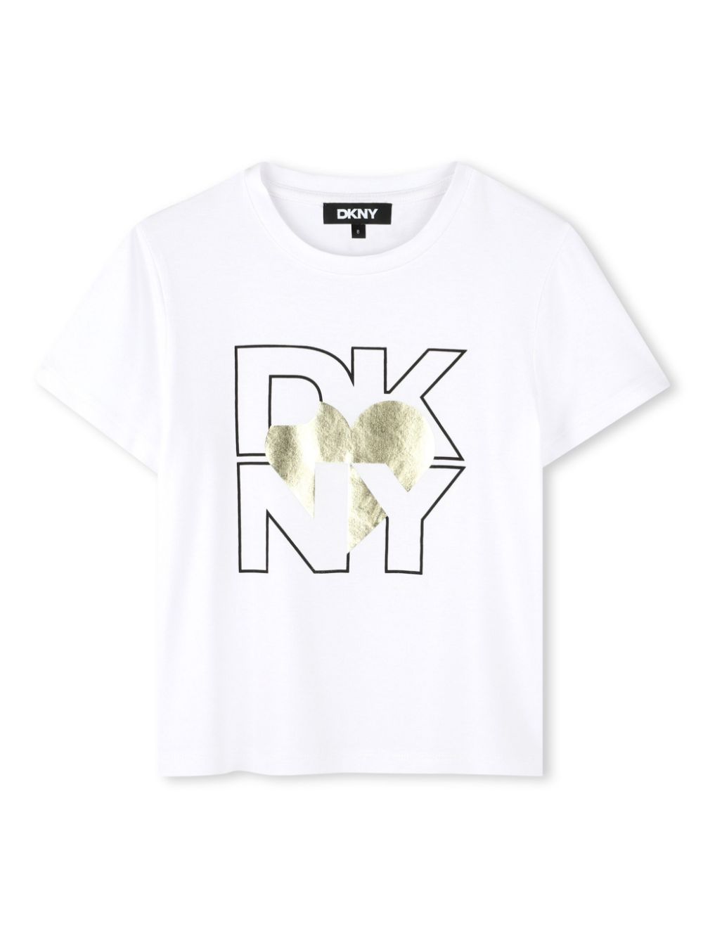 Dkny Kids T-shirt met logoprint Wit