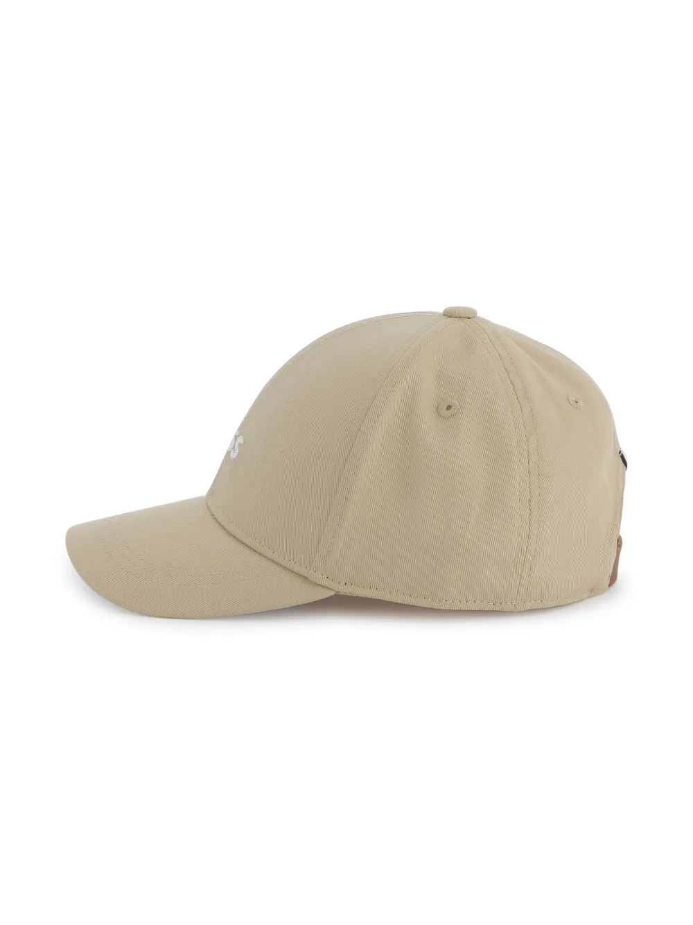 BOSS Kidswear Honkbalpet met geborduurd logo Beige
