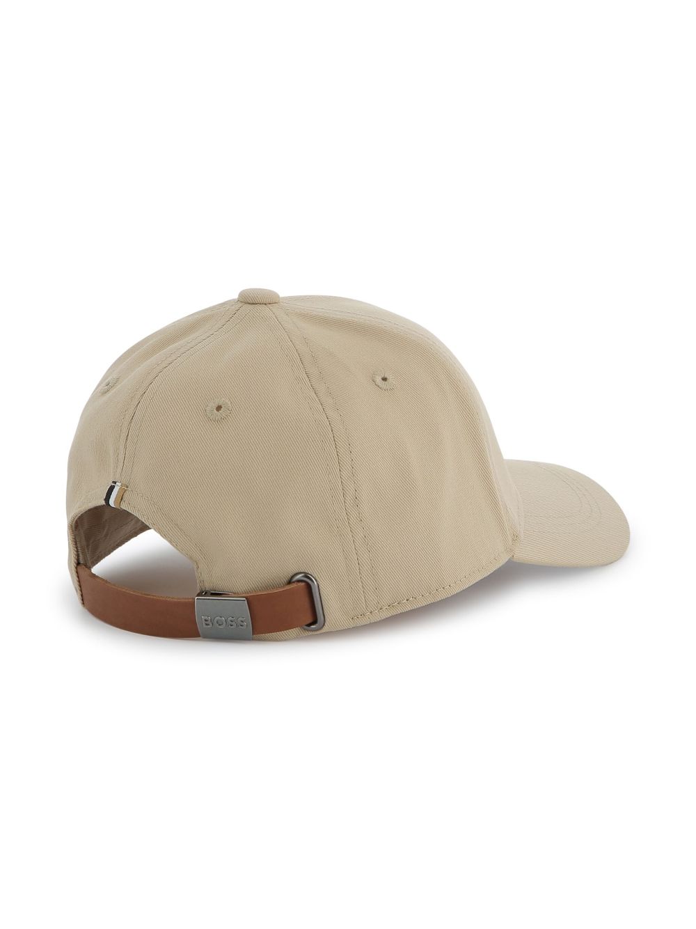 BOSS Kidswear logo-embroidered curved-peak baseball cap - Neutrals