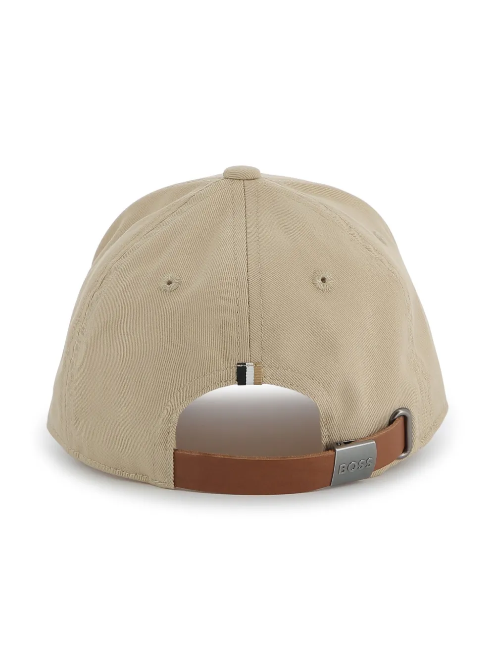 BOSS Kidswear Honkbalpet met geborduurd logo Beige