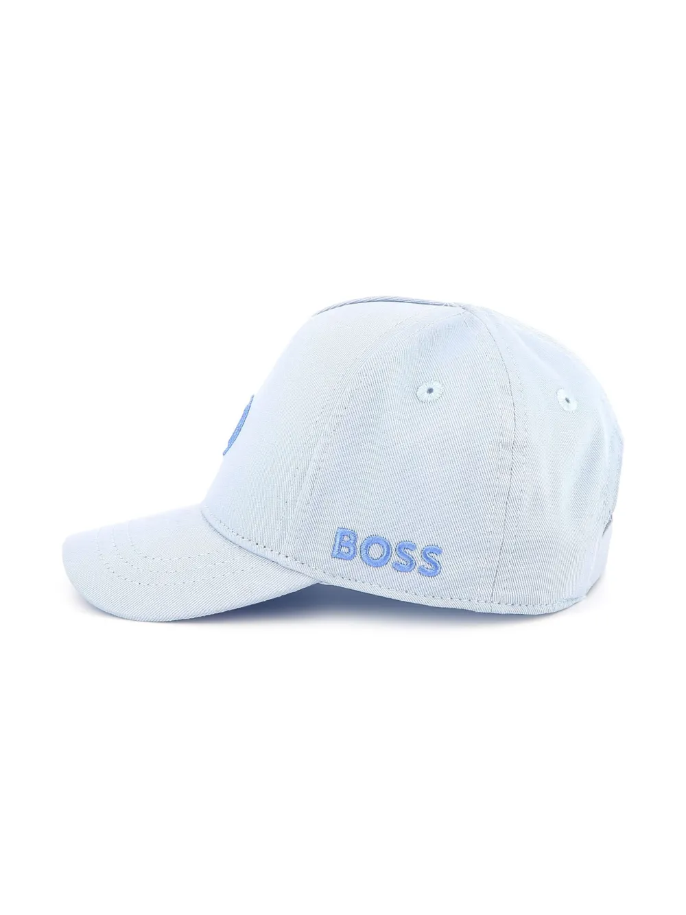 BOSS Kidswear Honkbalpet met geborduurd logo Blauw