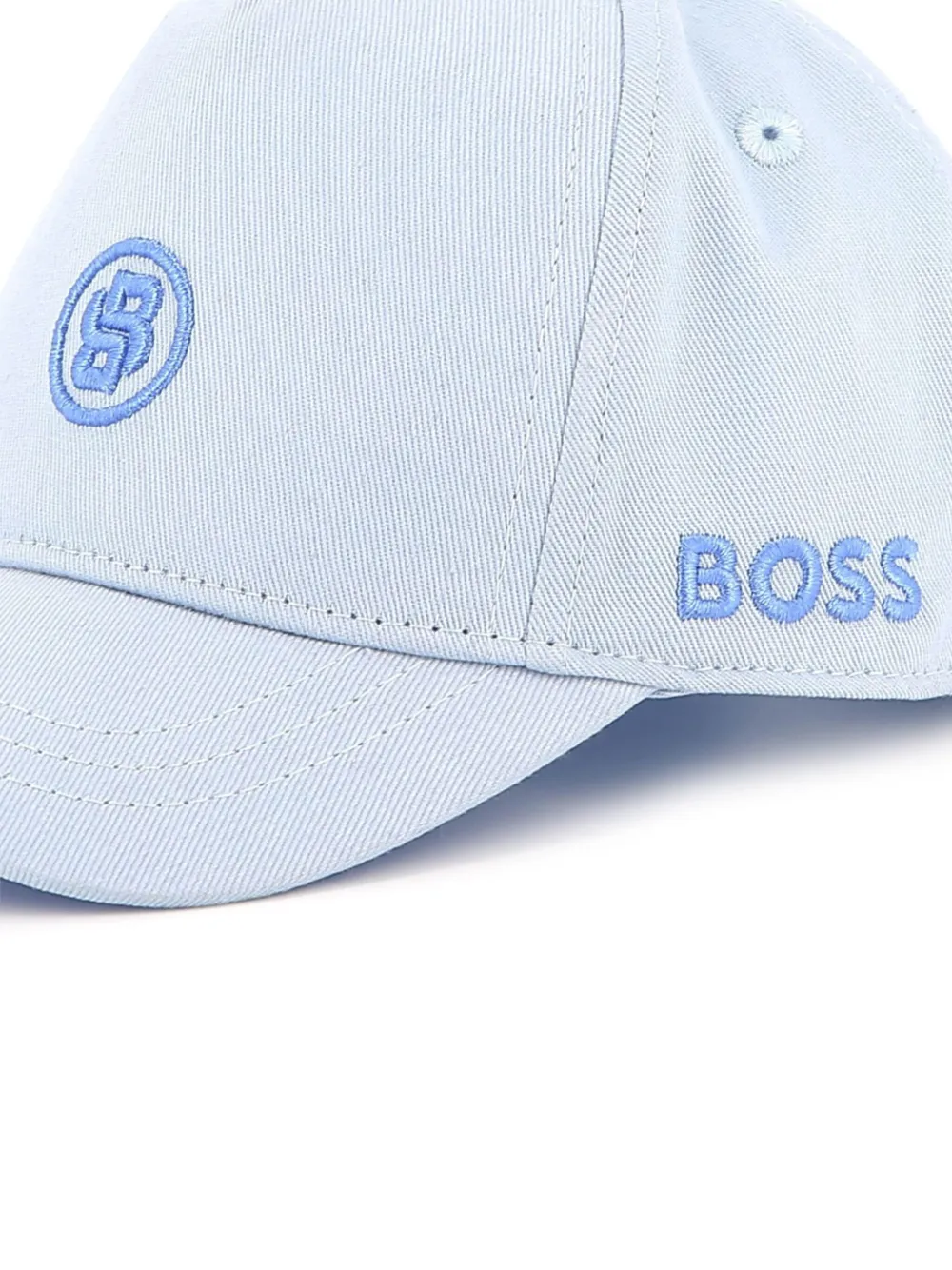 BOSS Kidswear Honkbalpet met geborduurd logo Blauw