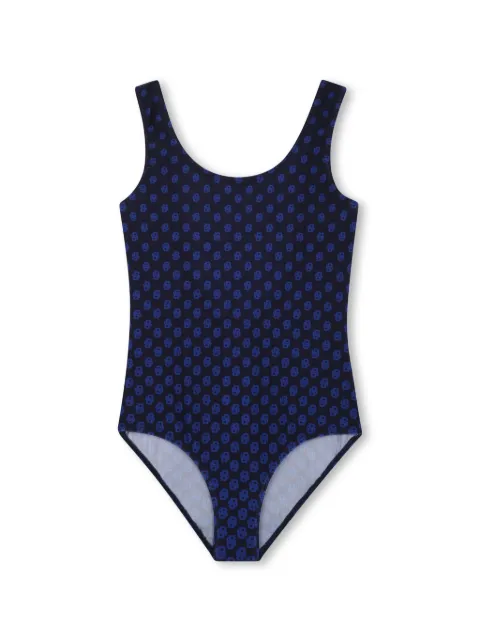 BOSS Kidswear monogram-print swimsuit
