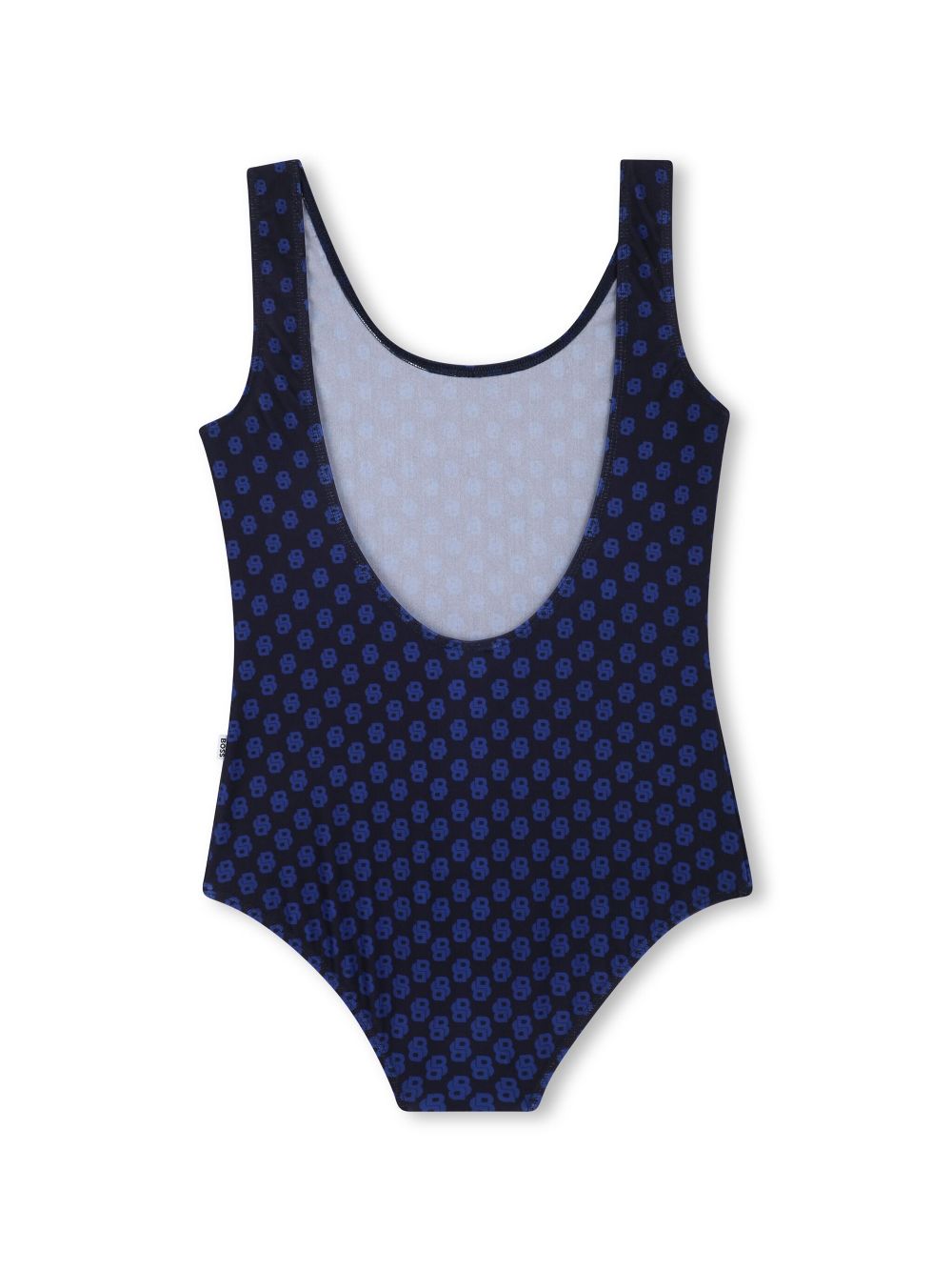 BOSS Kidswear Badpak met monogramprint - Blauw