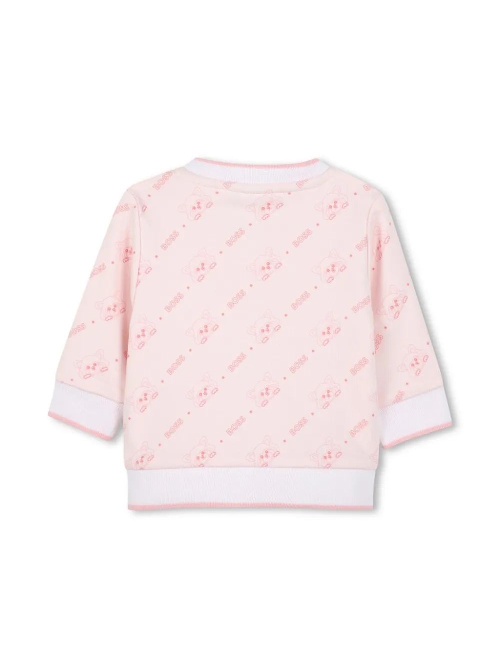 BOSSWEAR LOGO-PRINT TRACKSUIT SET