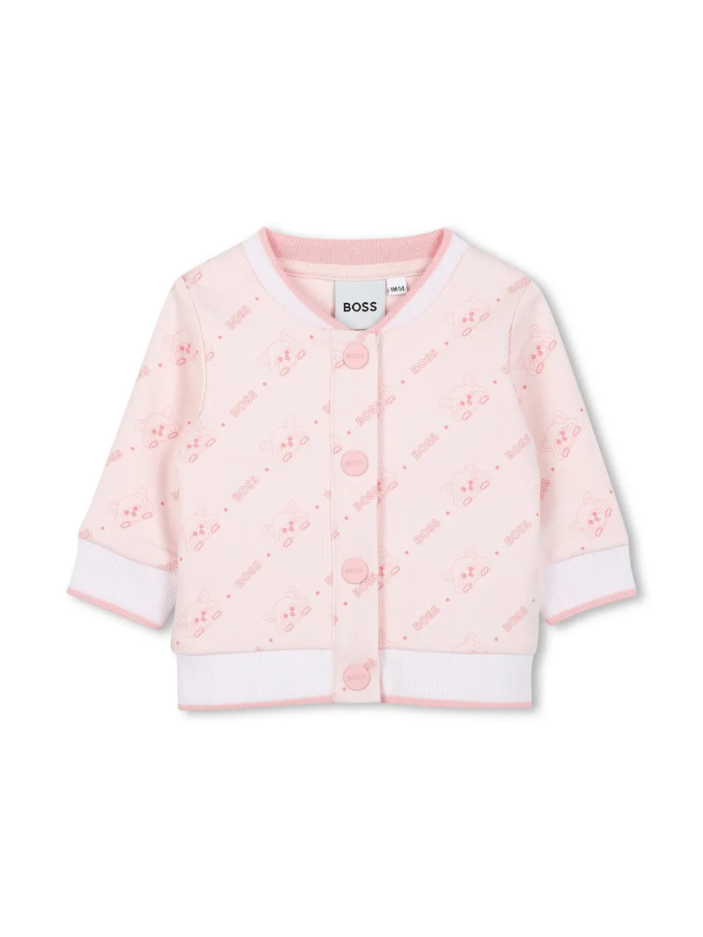 BOSSWEAR LOGO-PRINT TRACKSUIT SET