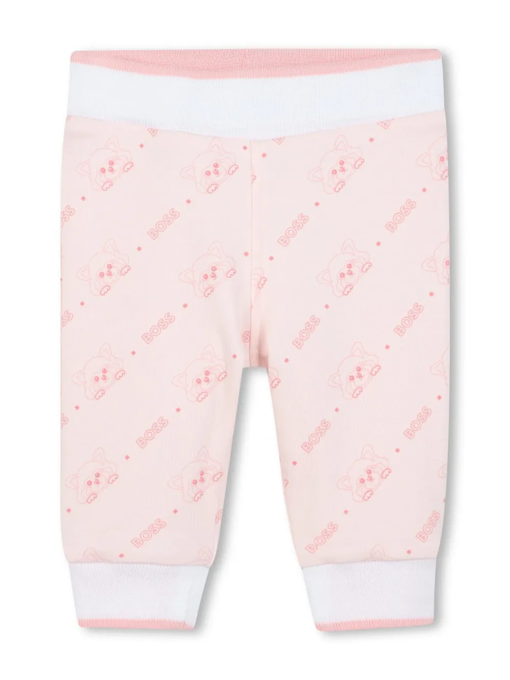 BOSSWEAR LOGO-PRINT TRACKSUIT SET