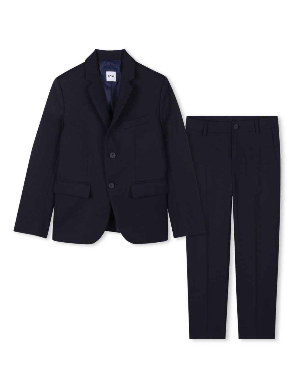 BOSS Kidswear single-breasted two-piece suit - Blue