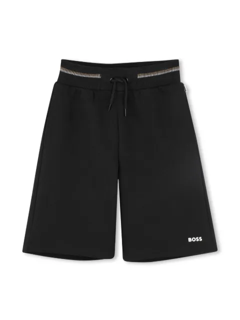 BOSS Kidswear bermudas con trabillas