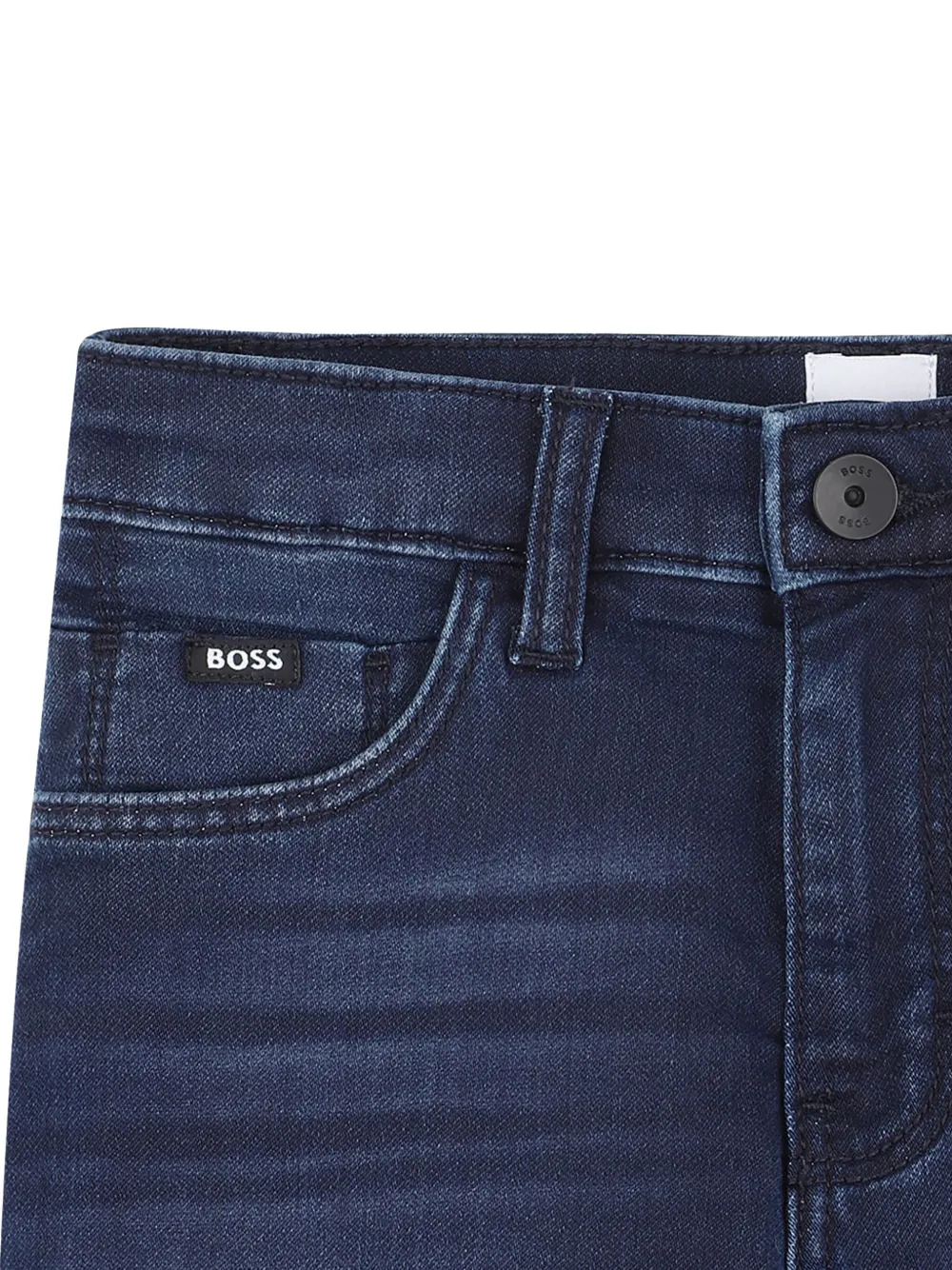 BOSS Kidswear Spijkershorts Blauw