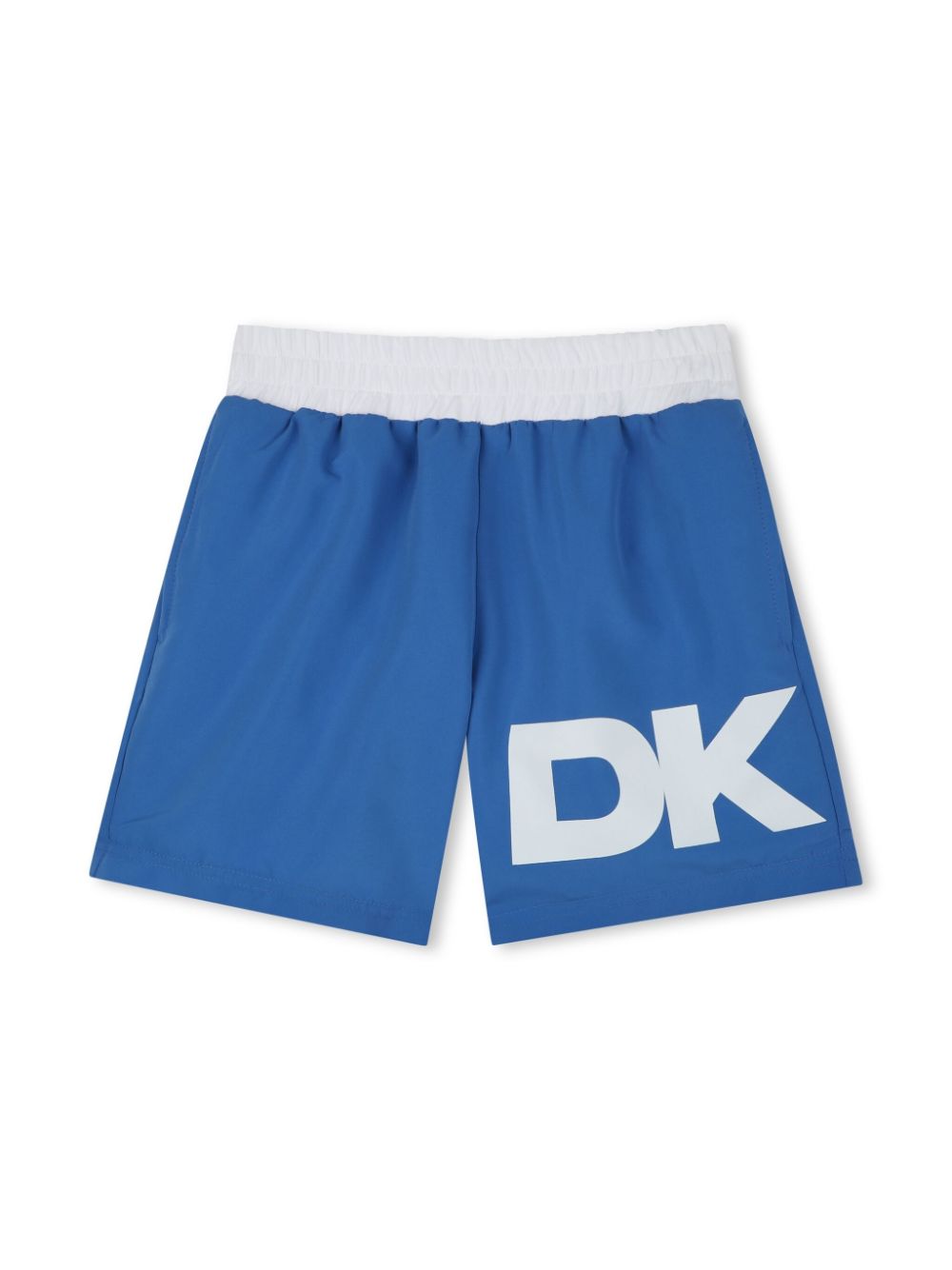 Dkny Kids Zwembroek met logoprint Blauw