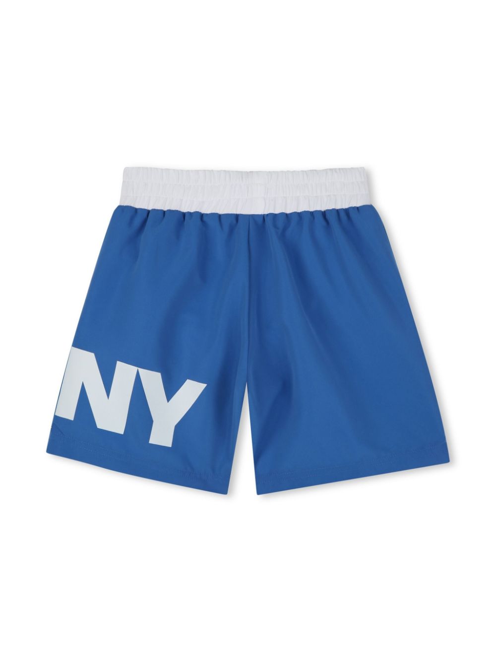 Dkny Kids Zwembroek met logoprint - Blauw