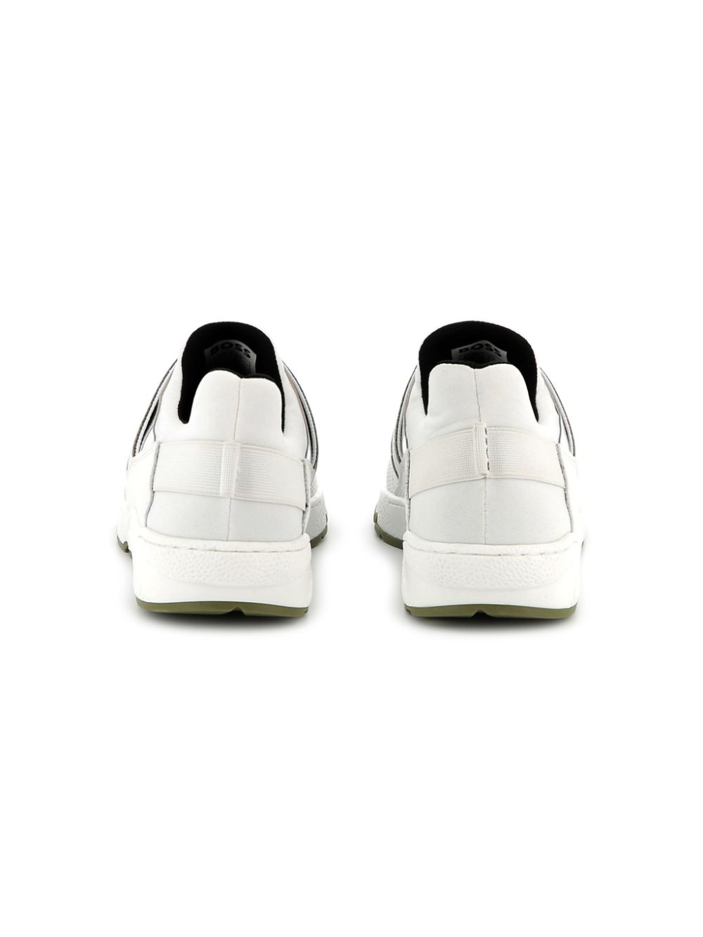 BOSS Kidswear logo-print strap sneakers White