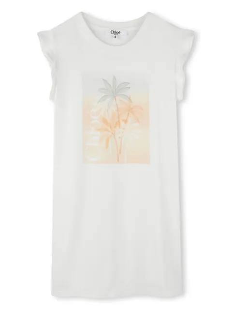 Chloé Kids cap-sleeve dress