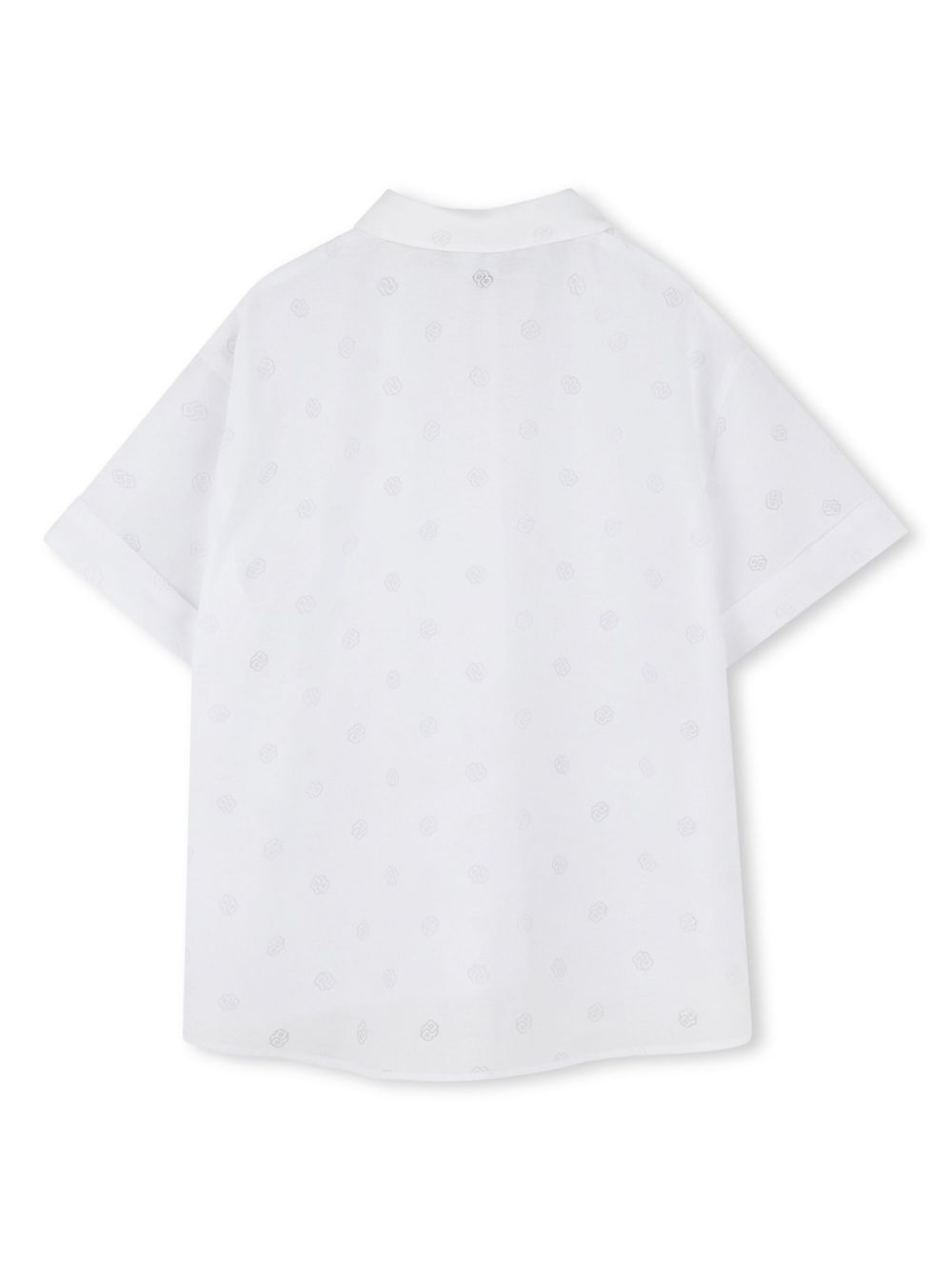 BOSS Kidswear short-sleeved shirt - White