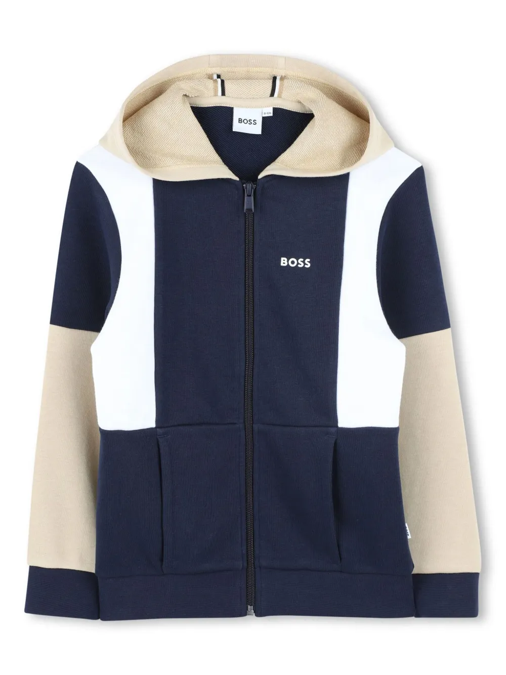 BOSS Kidswear Trainingspak met logoprint Blauw