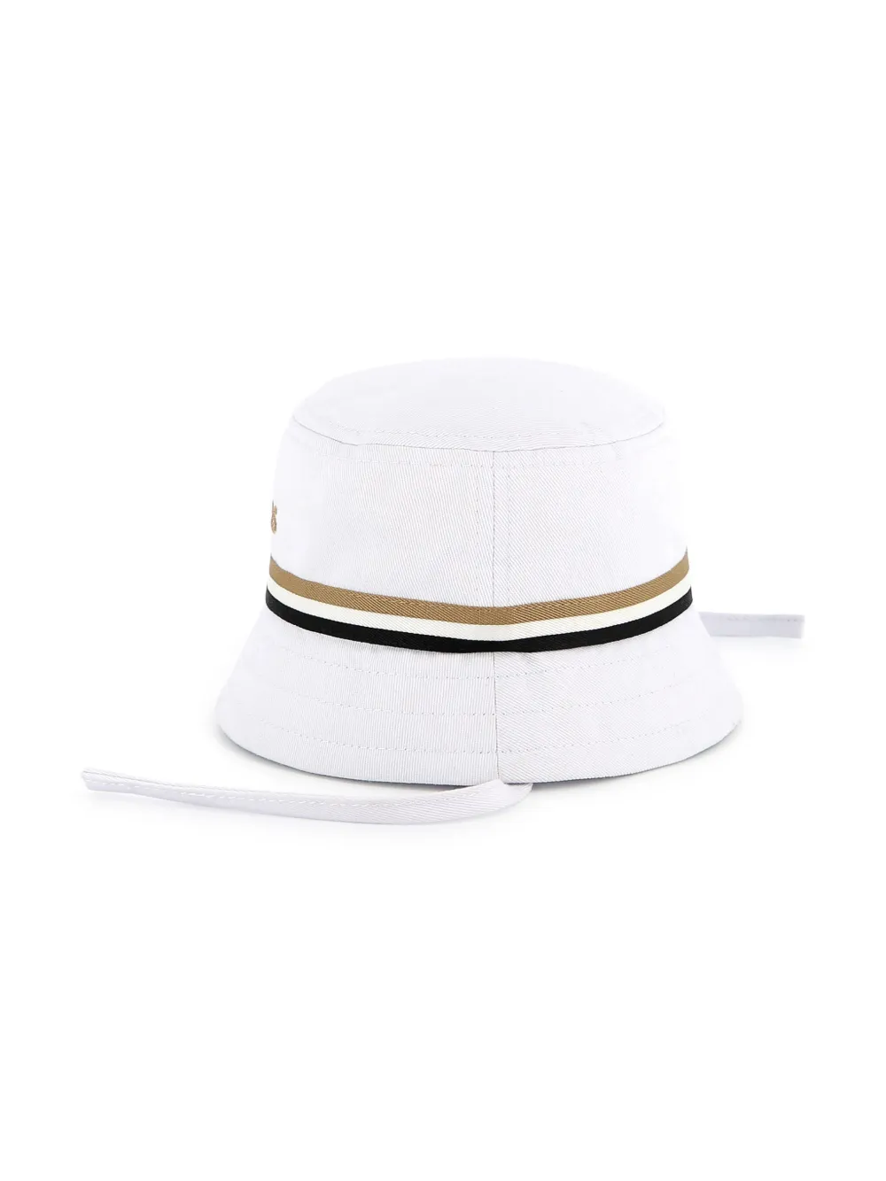 BOSS Kidswear Vissershoed met logo Wit
