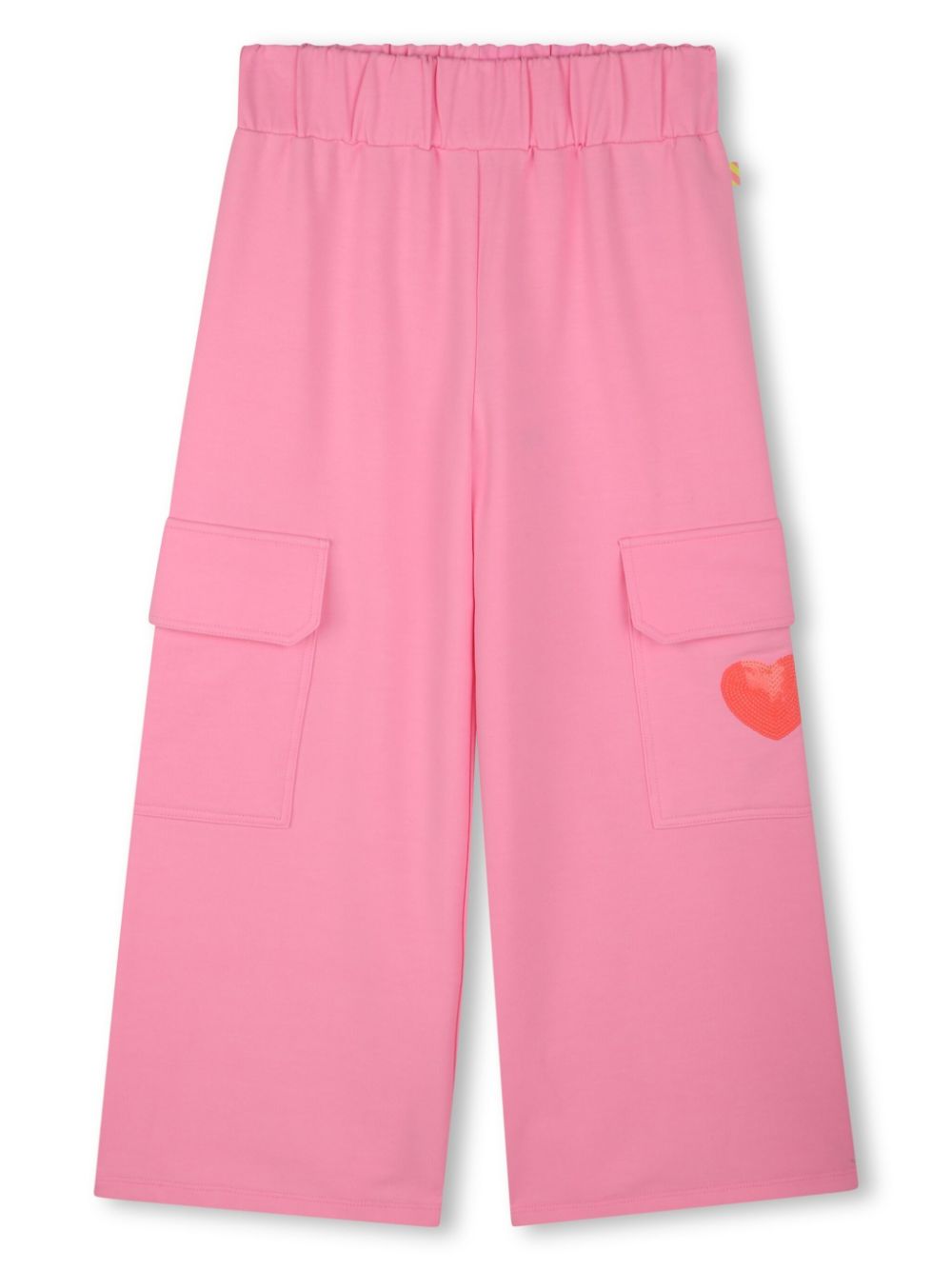 Billieblush heart-appliqué trousers - Pink