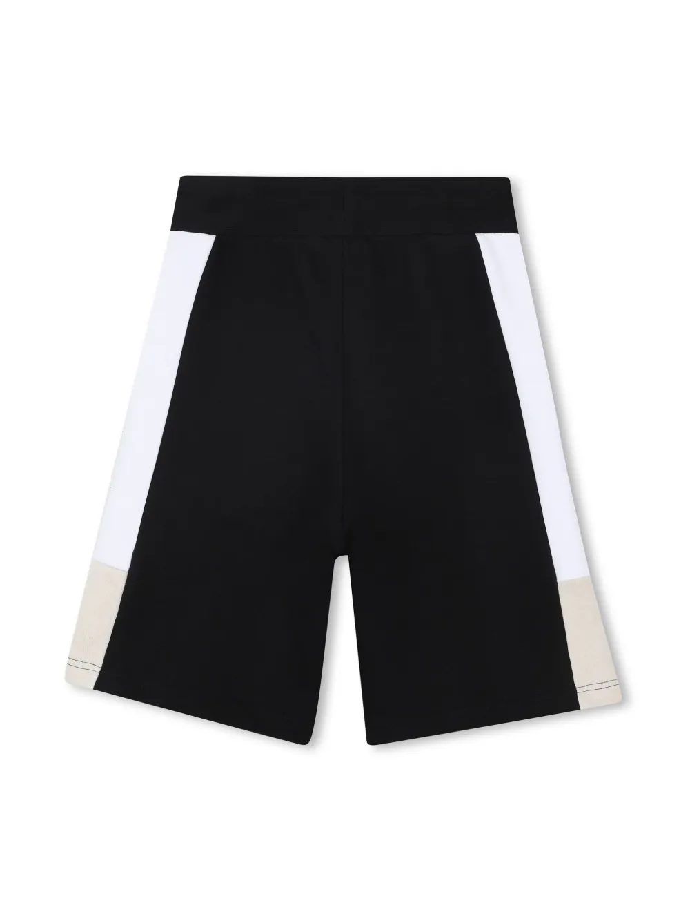 BOSS Kidswear Shorts met logoprint - Zwart