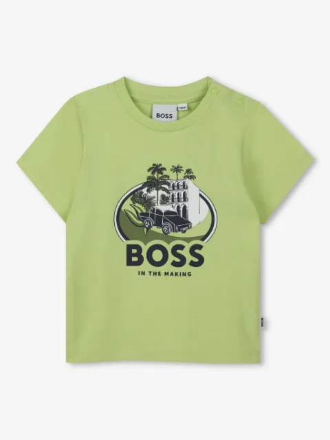 BOSS Kidswear logo-print T-shirt