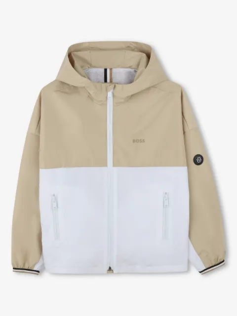 BOSS Kidswear two-tone bomber jacket