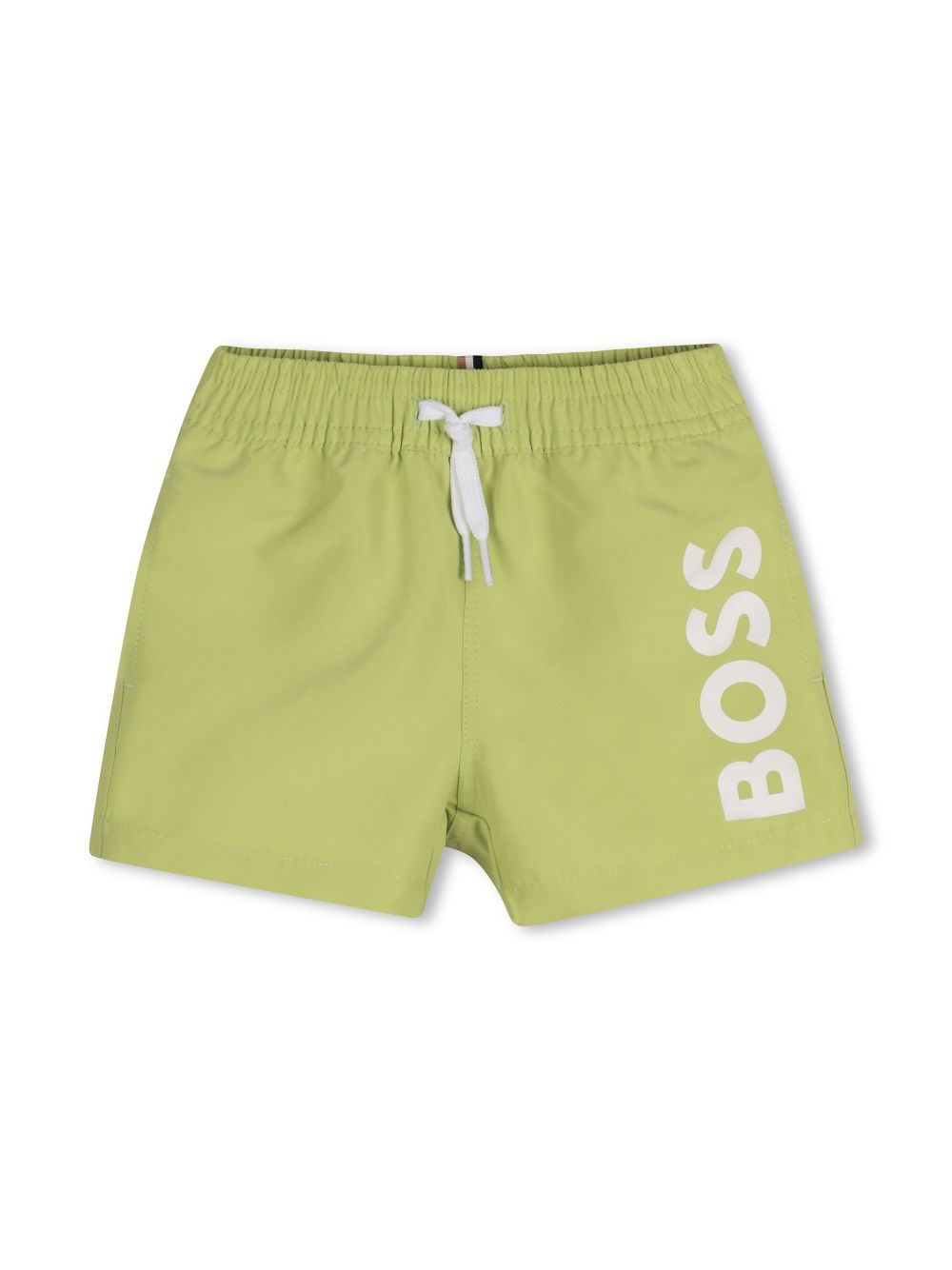 BOSS Kidswear logo-print swim shorts - Green