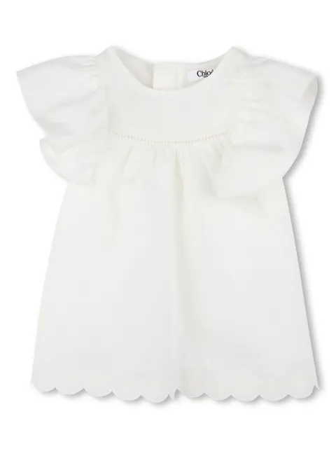 Chloé Kids Kleid-Set aus Baumwolle