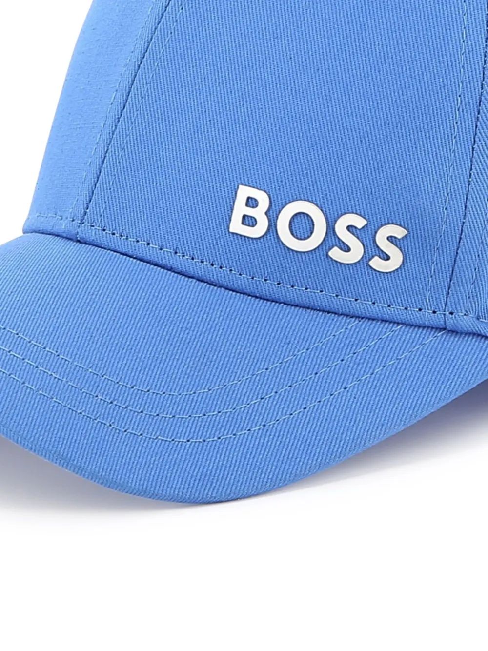 BOSS Kidswear Katoenen pet Blauw