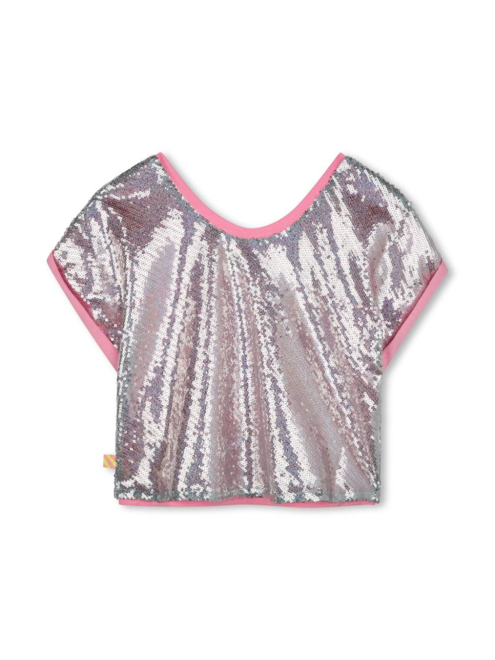 Billieblush T-shirt met pailletten - Zilver