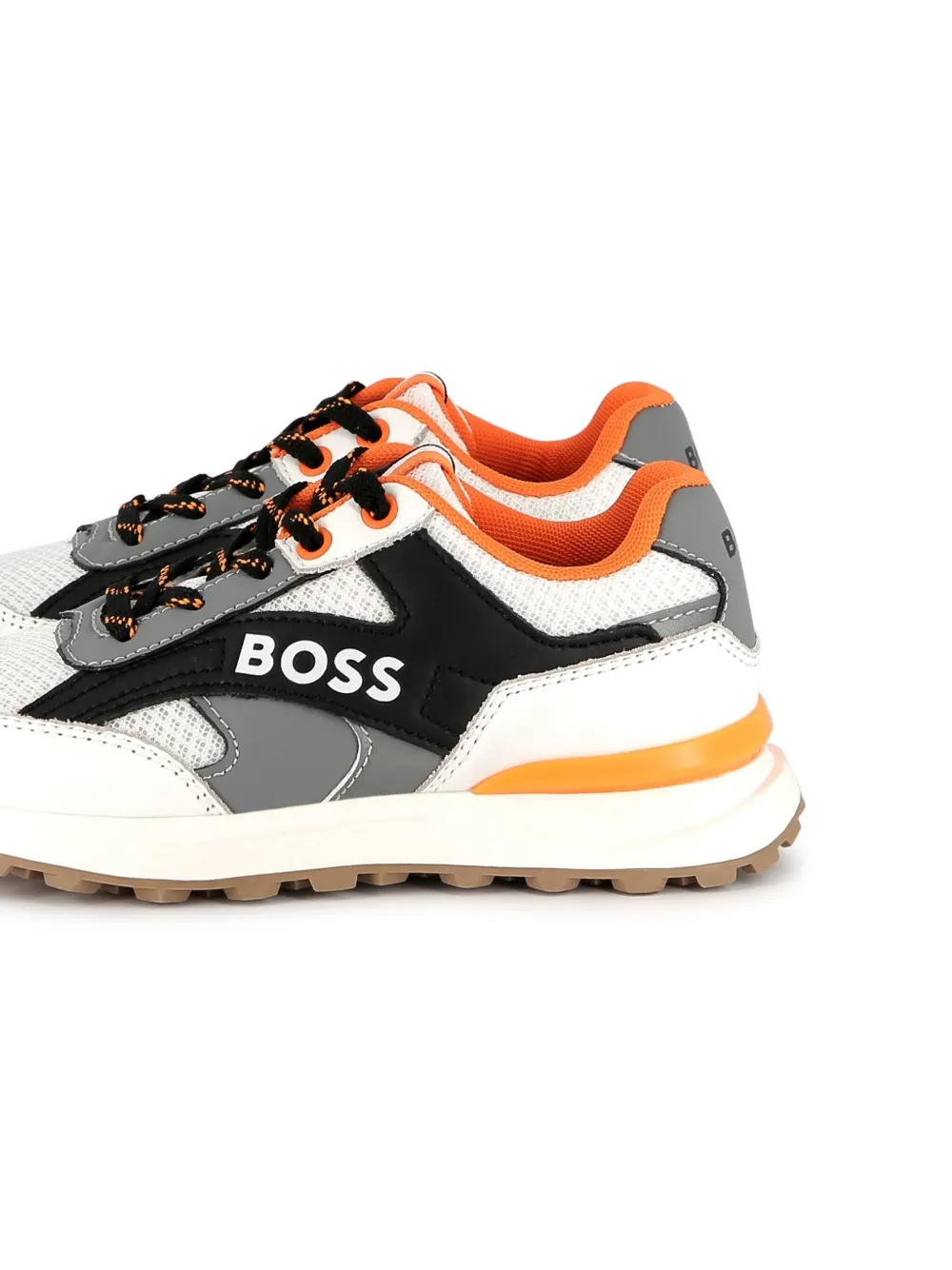 BOSS Kidswear Sneakers met vlakken - Zwart