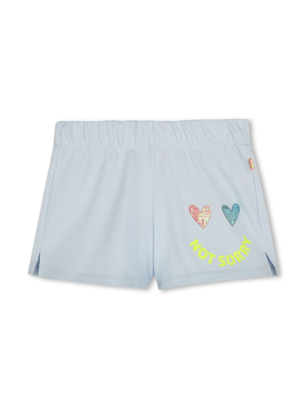 Billieblush heart-appliqué shorts - Blue