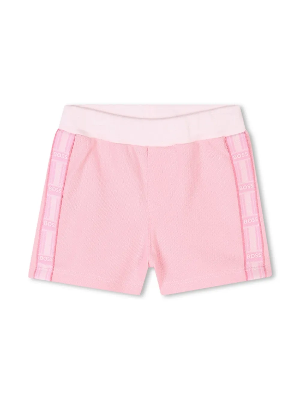Shop Bosswear Logo-embroidered Short Set In Pink