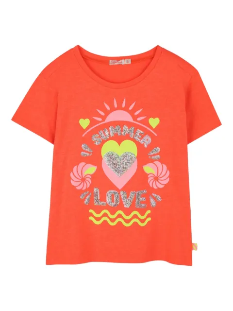 Billieblush playera con detalles de lentejuelas