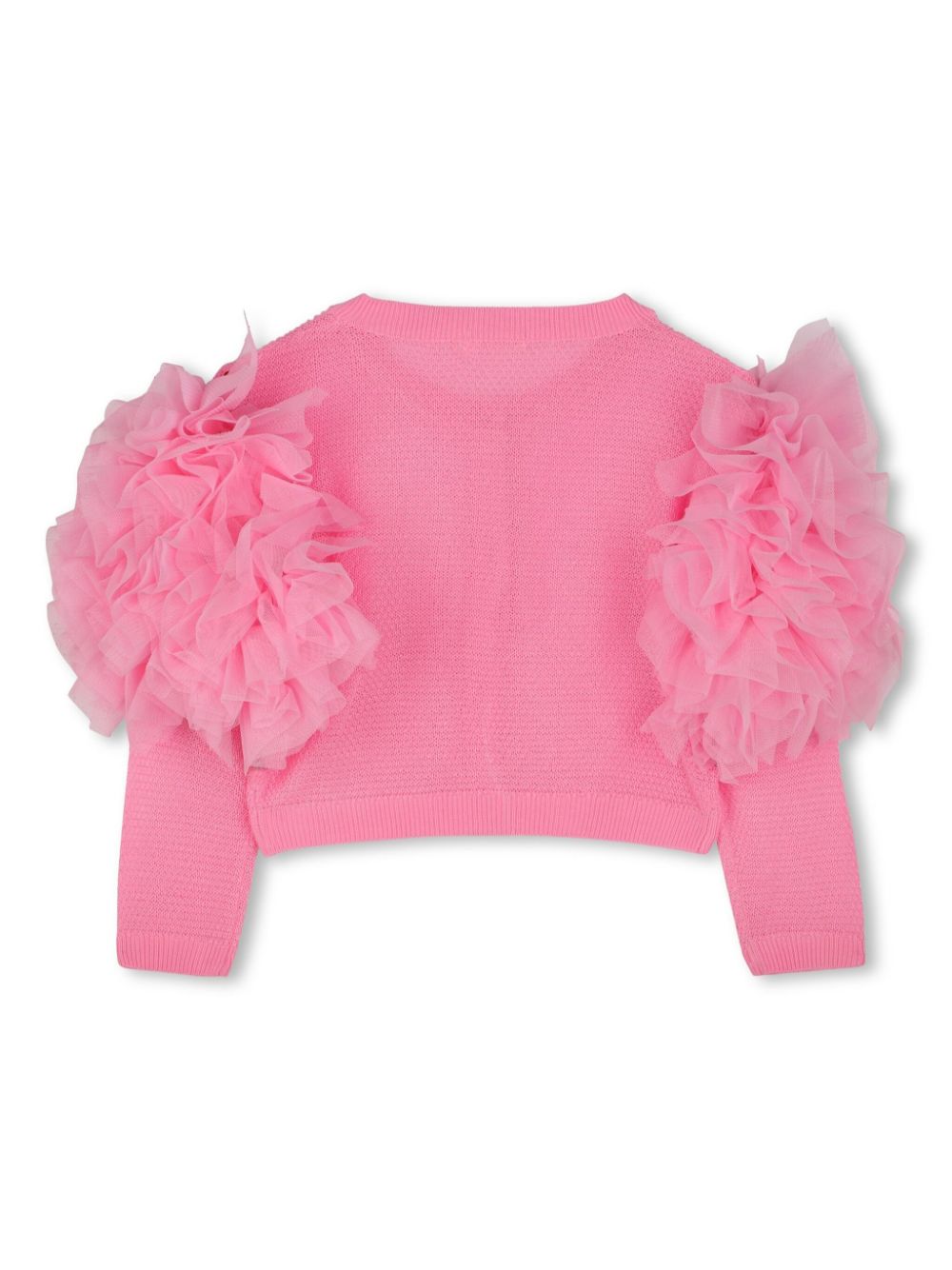 Billieblush ruffle-detail cardigan - Pink