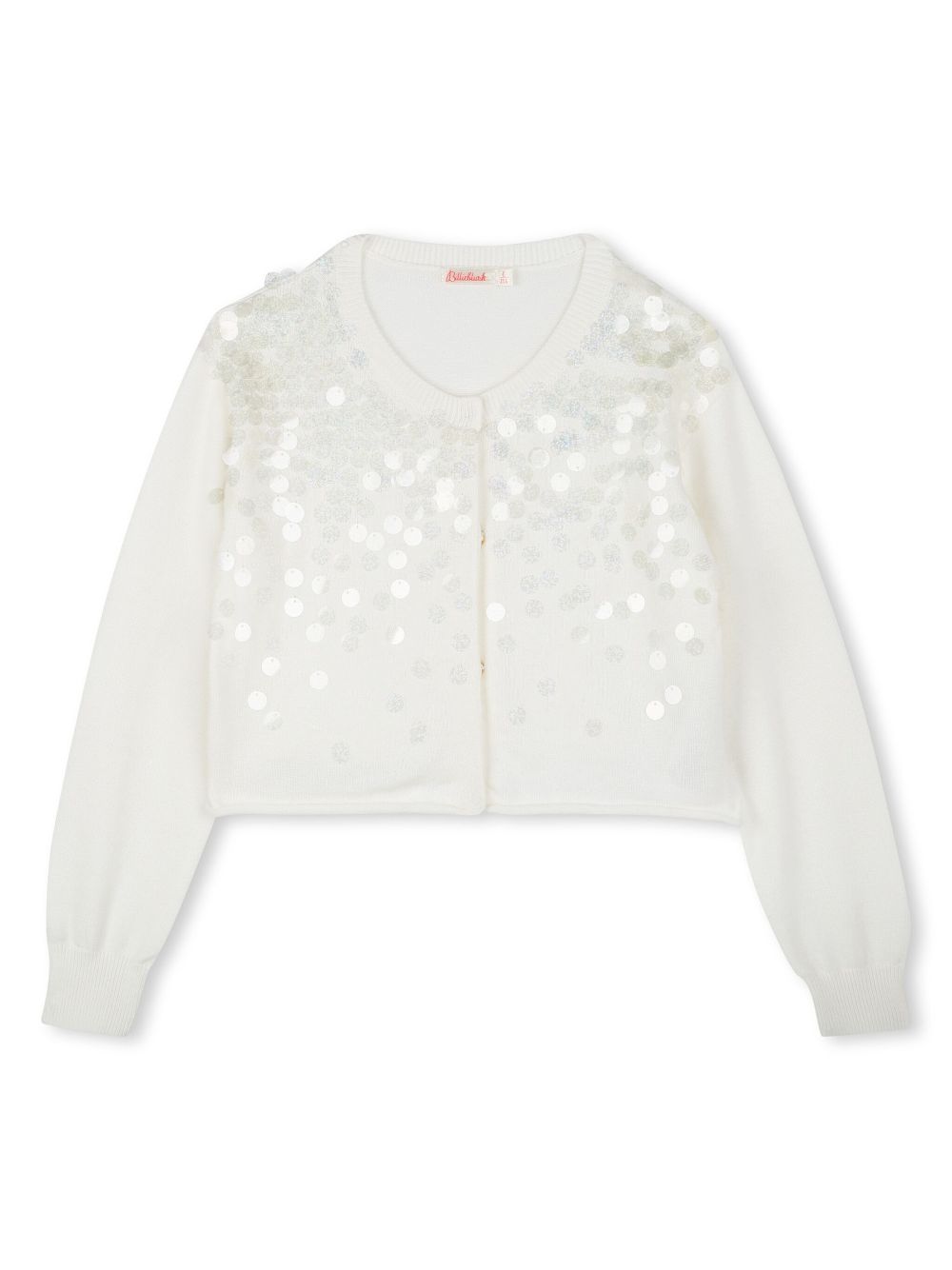 Billieblush sequin-embellished cardigan - Neutrals