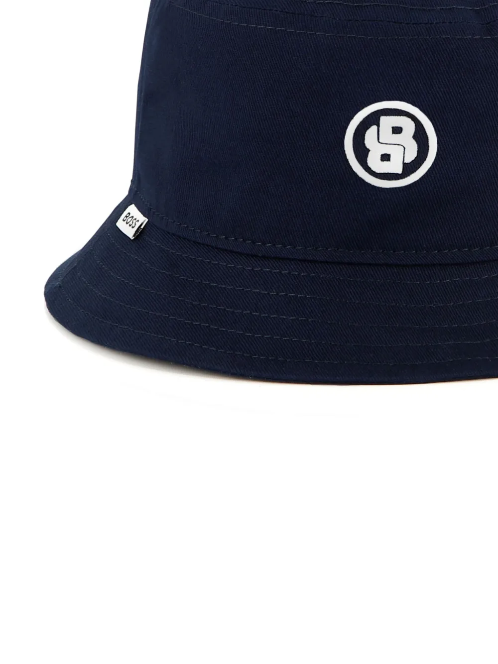 BOSS Kidswear Vissershoed met logo Blauw