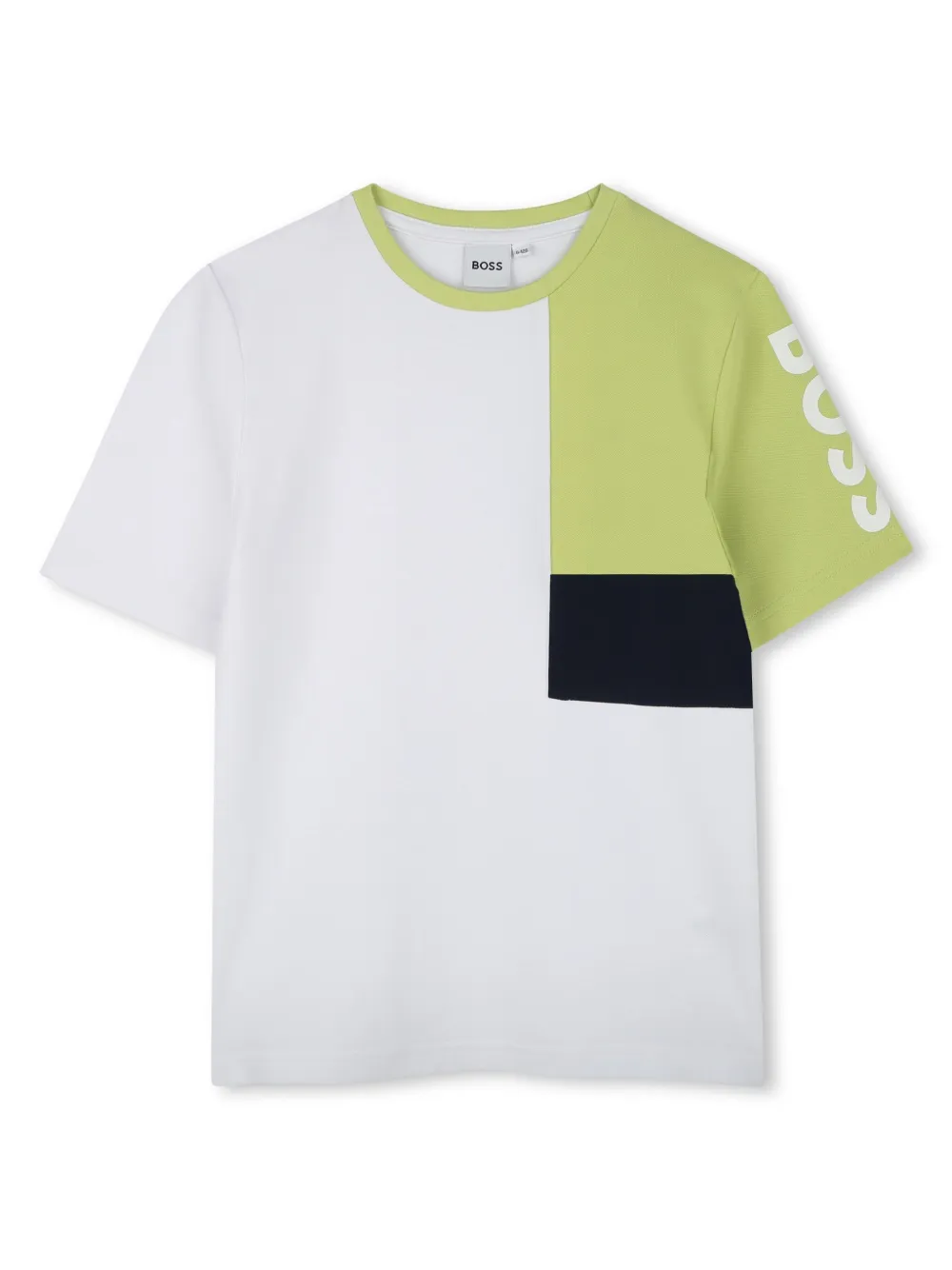 BOSS Kidswear T-shirt met logoprint Wit