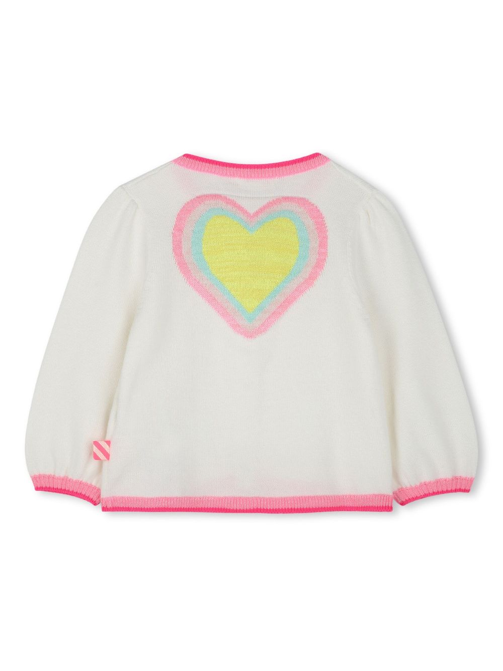 Billieblush heart-detail cardigan - White