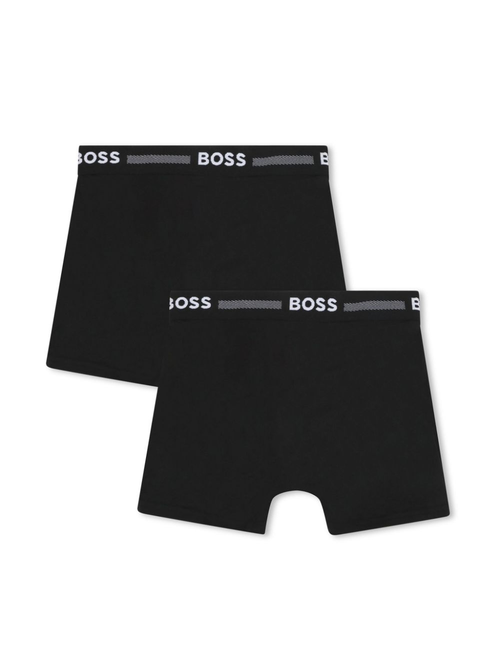 BOSS Kidswear logo-waistband boxers set - Black