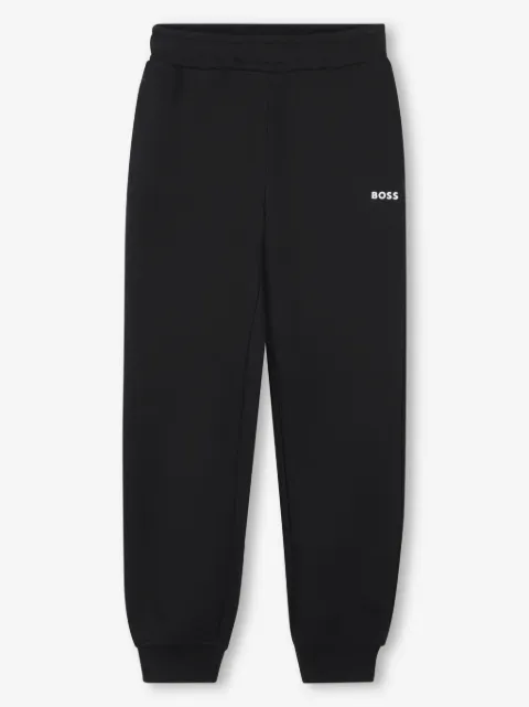 BOSS Kidswear logo-print track pants