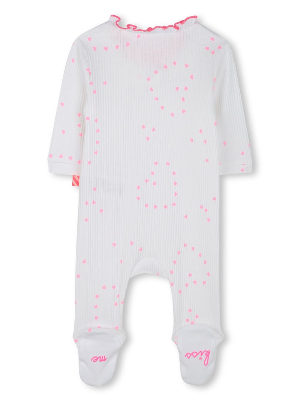 Billieblush Geribbelde pyjama - Wit