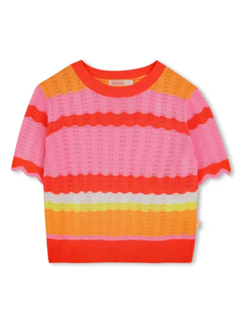 Billieblush striped knitted T-shirt 