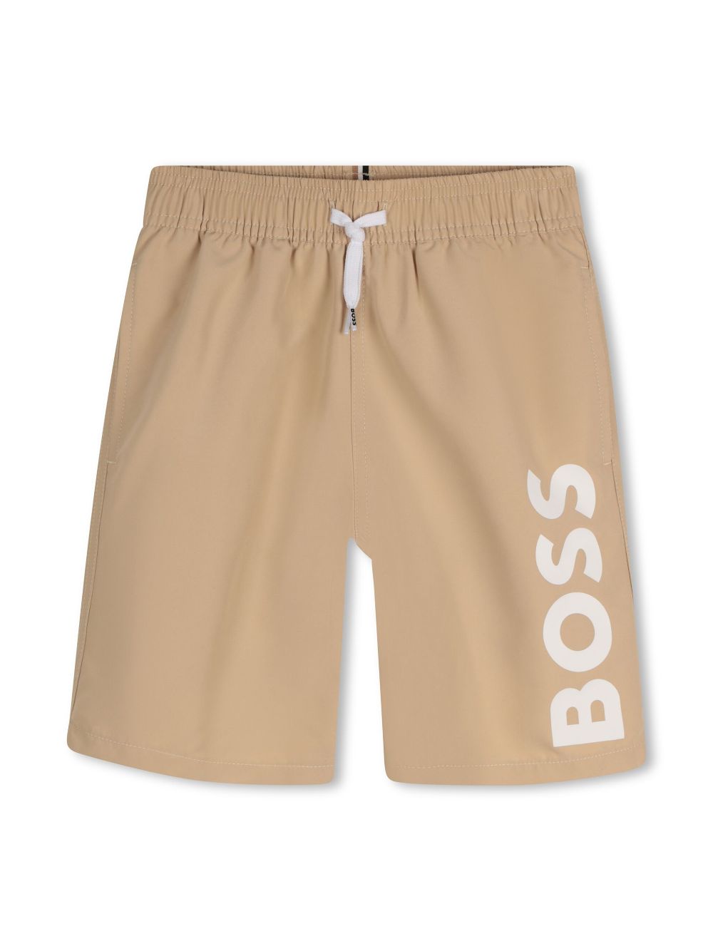 BOSS Kidswear logo-print swim shorts - Neutrals