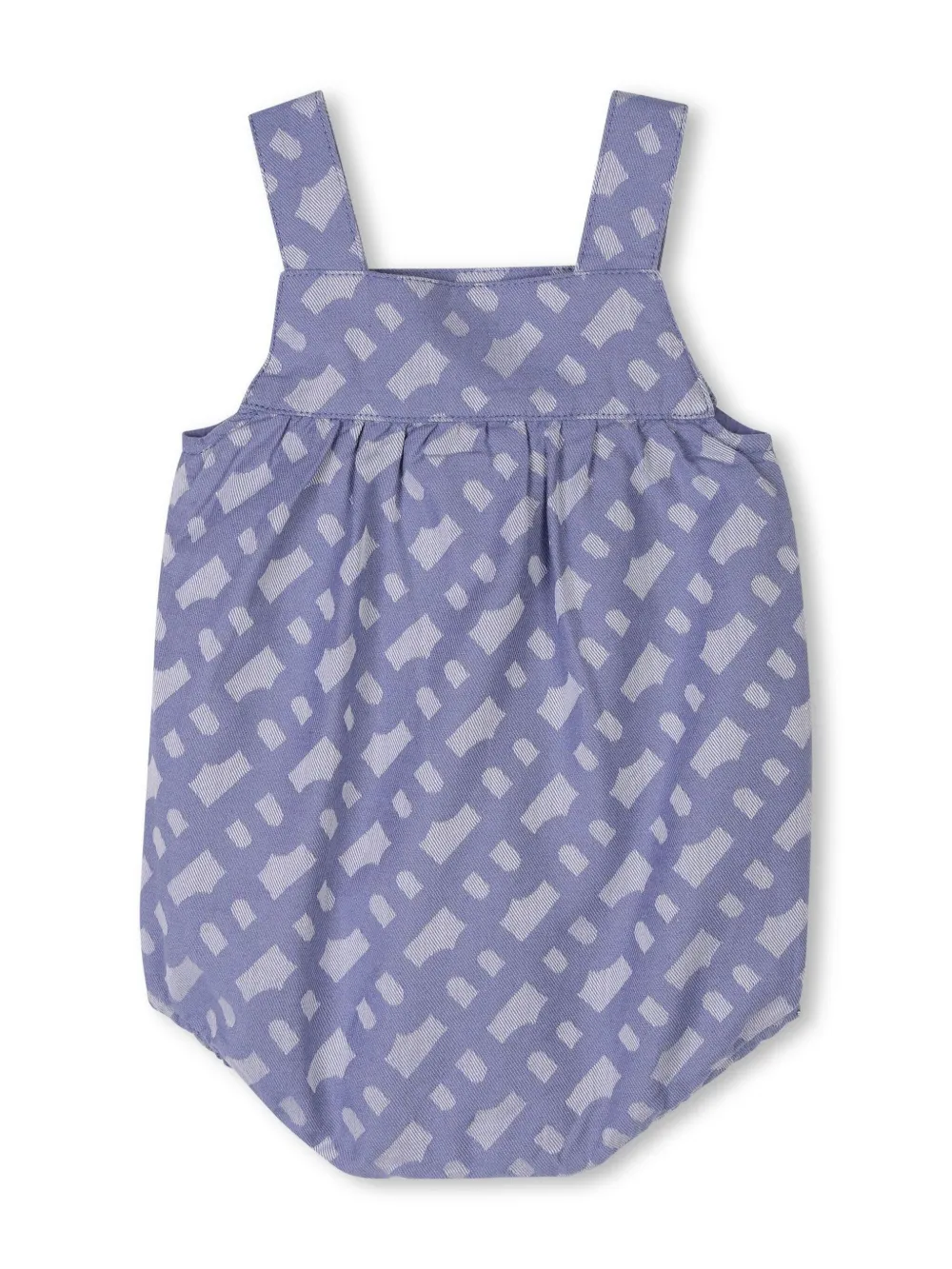 BOSS Kidswear Babybroekje en muts met jacquard Blauw