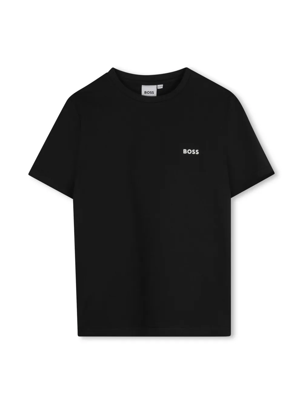 BOSS Kidswear Twee T-shirts met logoprint Zwart
