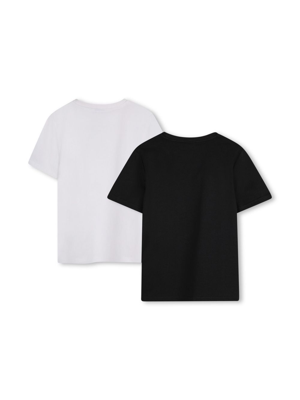 BOSS Kidswear Drie T-shirts met logoprint - Zwart