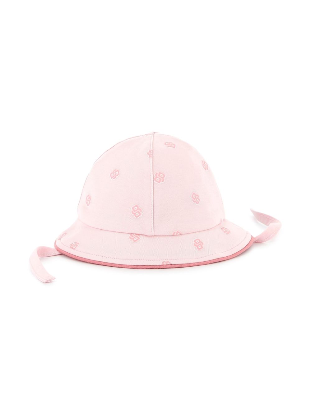 BOSS Kidswear monogram-print bucket hat - Pink