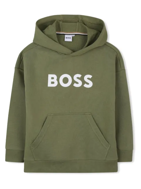BOSS Kidswear logo-print hoodie